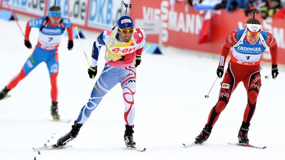 Martin Fourcade and Emil Hegle Svendsen