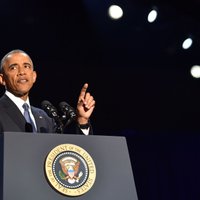 Obama atvadu runā aicina amerikāņus aizstāvēt demokrātiju