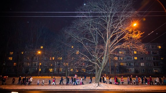 Rūķu gājiens Kultūras centrā "Ilģuciems" 2016 - 2