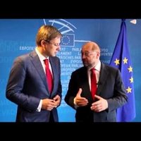 Video: Eiroparlamenta prezidents sauc Ušakovu par draugu un Latvijas cerību