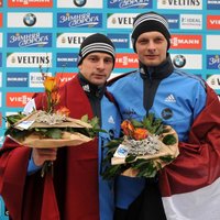 Сенсация: Мартин Дукурс впервые проиграл в сезоне, но с братом стал чемпионом Европы