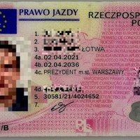 ФОТО. Литва: у гражданина Латвии изъяли фальшивые польские права, он их купил за 1000 евро