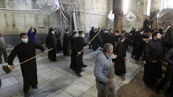 Armenian and Greek Orthodox in Bethlehem