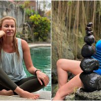 Krāšņi kadri: Agnese Zeltiņa garīgi pilnveidojas Bali