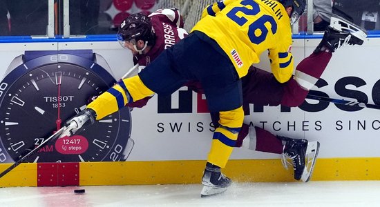 Pasaules hokeja čempionāts: Latvija – Zviedrija. Teksta tiešraide