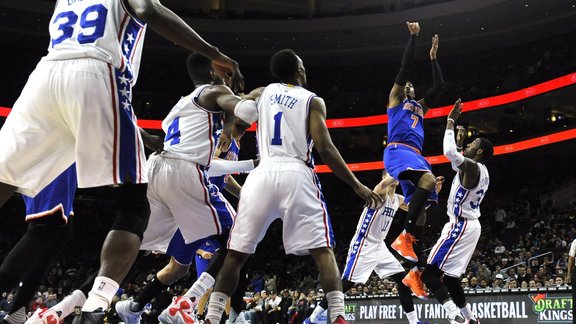 Basketbols, Knicks pret 76ers - 10