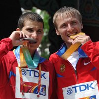 Par dopinga lietošanu diskvalificēti pieci krievu olimpiskie un pasaules čempioni soļošanā
