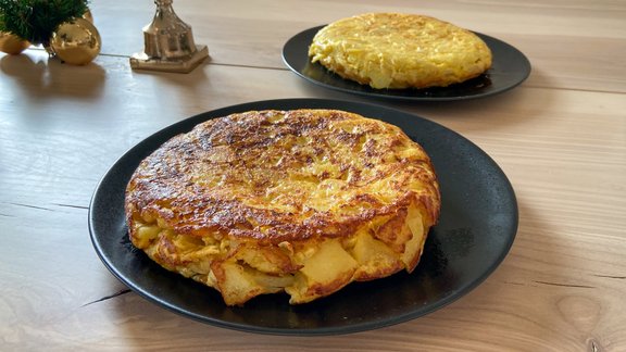 omlete kartupeļi