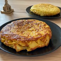 Kartupeļu omlete spāņu gaumē