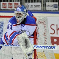 Edgars Masaļskis izvēlēts par KHL nedēļas labāko vārtsargu