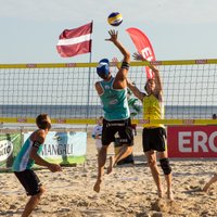 Latvijas pludmales volejbola čempionātā varētu sadalīt ceļazīmi uz Eiropas čempionāta finālu Jūrmalā