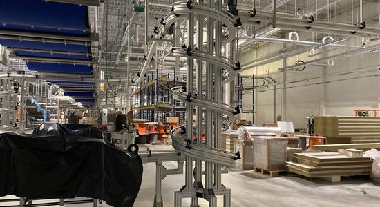 Foto: Ieskats jaunajā 'Orkla Biscuit Production' cepumu un vafeļu ražotnē Ādažos