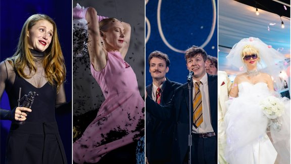 Jaunas pirmizrādes un spožākie mirkļi balvu ceremonijās. Kultūras notikumi fotogrāfijās