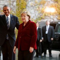 Obama Berlīnē mudina Trampu vajadzības gadījumā iestāties pret Krieviju