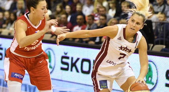 Latvijas sieviešu basketbola izlase pārbaudes mačā uzvar Čehiju