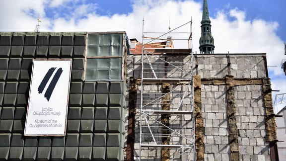 Okupācijas muzejā pabeigti demontāžas darbi, uzsāk pāļu izbūvi - 2