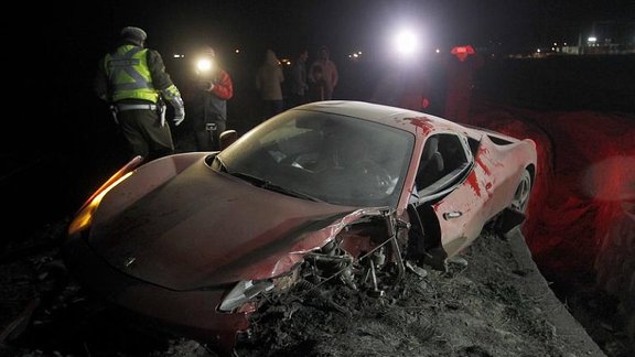 Ferrari of Chilean footballer Arturo Vidal