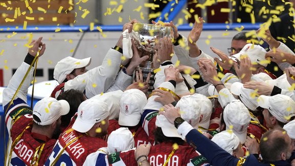 Hokejs, pasaules čempionāts 2024, fināls. Šveice – Čehija