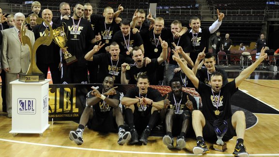 VEF Rīga triumfs Latvijas Basketbola līgā - 34