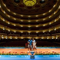 Foto: Teniss kā māksla - Nadals un Ferrers Barselonas operā