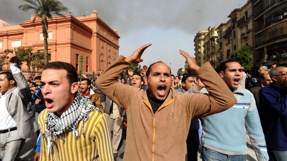 Egyptian protesters