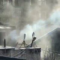 Video: Rīgas centrā no skursteņa kūp dīvaini dūmi