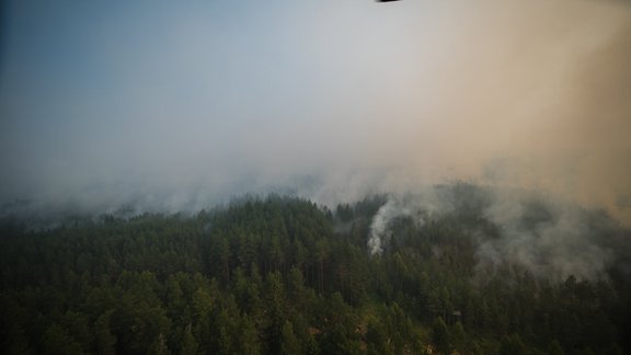 Ugunsgrēka dzēšana Valdgales pagastā  - 15