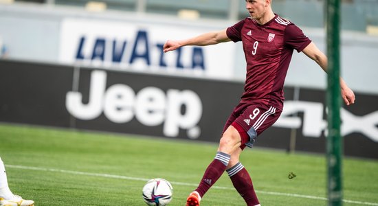 ФОТО: Сборная Латвии по футболу в проверочном матче обыграла Азербайджан