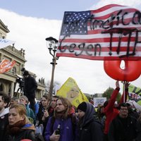 Hannoverē pret brīvās tirdzniecības līgumu protestē 35 000