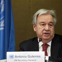 ANO vadītājs Gutērrešs nosoda naftas un gāzes uzņēmumu 'grotesko alkatību'
