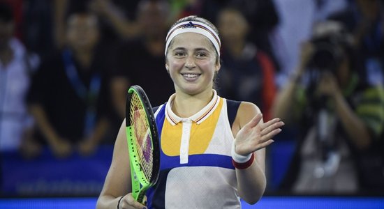 Ostapenko WTA rangā pakāpjas jau uz septīto vietu