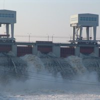 Даугавские ГЭС весной произвели 1400 MW энергии