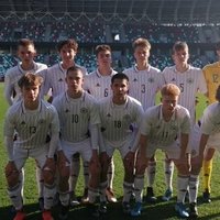 Latvijas U-17 futbola izlase spēles izskaņā zaudē cerības kvalificēties Elites kārtai