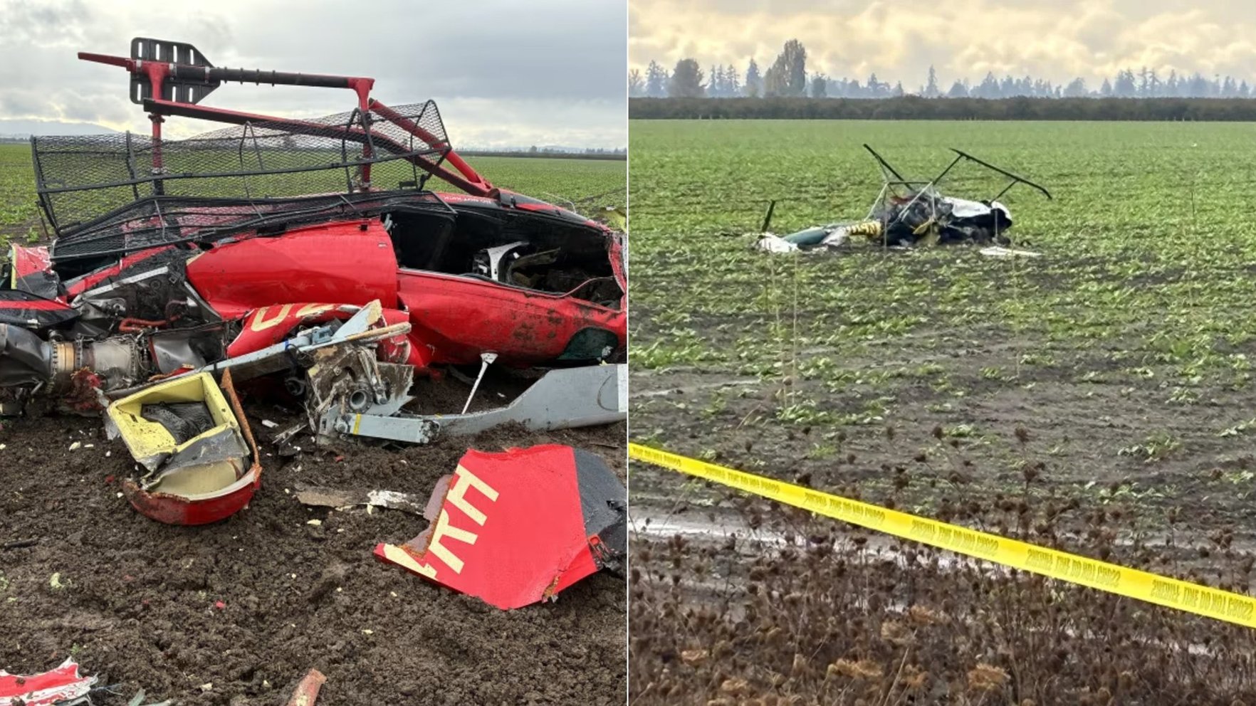 Oregonā helikopteru sadursmē bojā gājuši trīs cilvēki