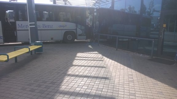 Aculiecinieka foto: ‘Mercedes-Benz’ autobuss ietriecas Ventspils autoostā - 1