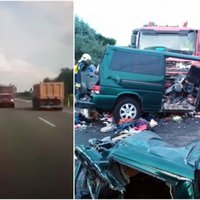 Video: Ungārijā šoferis mirkli pirms avārijas lieto 'Facebook'; deviņi bojāgājušie