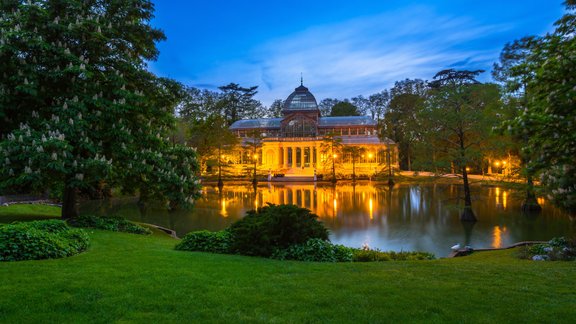 Retiro parks Madride Spānija