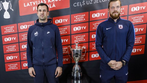 Latvijas kausa fināls futbolā, preses konference - 10