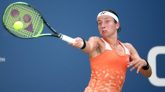 Teniss, ASV atklātais čempionāts: Anastasija Sevastova - Sloeina Stīvensa - 3