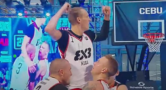 'Rīga' 3x3 basketbolisti uzvar Pasaules tūres posmā Filipīnās