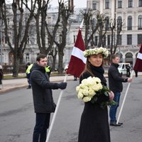 Foto: 16. marta leģionāru atceres pasākums Rīgā aculiecinieces acīm