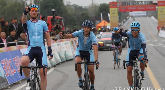 Liepiņš, Prūss un Vosekalns desmitniekā 'Tour of Fuzhou' velobrauciena posmā