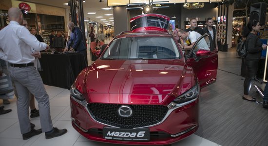 Foto: Rīgā prezentēts jaunais 'Mazda6' modelis