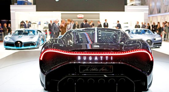 'Bugatti' automašīna pārdota par rekordcenu – 16,7 miljoniem eiro