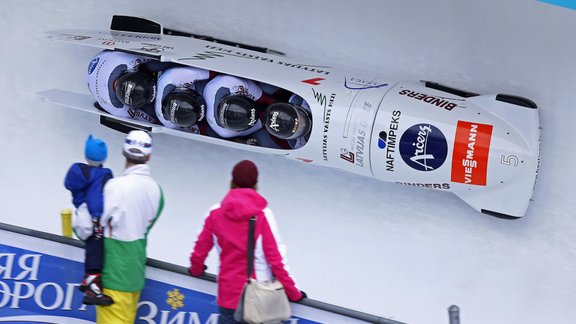 Oskars Melbardis, bobslejs