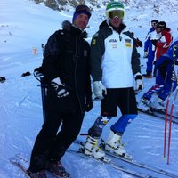 Kalnu slēpošanas treneris Doršs aizvadījis nometni pie pasaules zvaigznēm