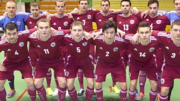 latvija izlase telpu futbols futsal