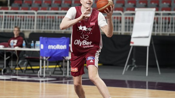 Basketbols, Latvijas izlases treniņš 2023. gada februārī