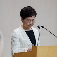 Honkongas līdere: nekad neesmu iesniegusi atlūgumu