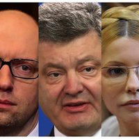 Jauno Ukrainas koalīciju veidos Porošenko, Jaceņuka un Timošenko partijas